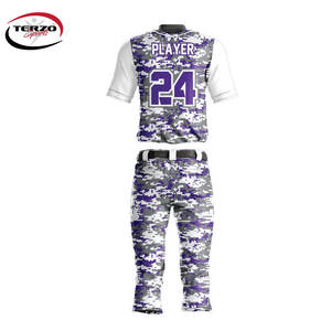 Personalizado de manga corta uniforme de béisbol barato al por mayor nueva moda de los hombres uniforme de béisbol para los hombres - Product Image 3