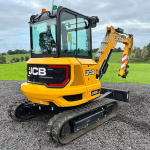 Mini-excavatrice hydraulique JCB 35Z-1 avec balayage de queue nul, moteur Perkins, pompe et boîte de vitesses Bosch Rexroth, haute performance de terrassement - Product Image 1