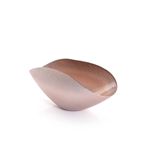 Cuenco para servir aperitivos de aluminio Chapado en plata, vajilla de mesa de diseño de lujo, cuencos de frutas, cuenco de diseño texturizado de Metal - Product Image 5
