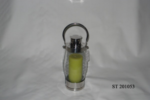 Lanternes de maison et de jardin composées d'acier inoxydable et de fer et de bois avec des supports et des supports de T-light dans les finitions multiples au besoin - Product Image 6
