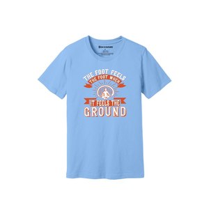 Camiseta de algodón 100% con estampado de temas de Buda, estilo informal, 12 opciones de color, 160-180, colocación de diseño personalizable GSM pesado - Product Image 1
