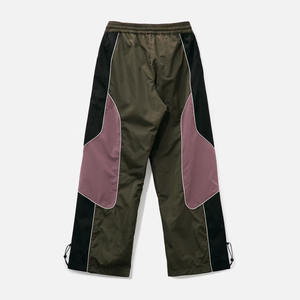 Custom Nylon High Quality Men Vintage Sports Baggy Pants Polyester Waterproof Patchwork Parachute <b>Track</b> Pants Men - Product Image 2