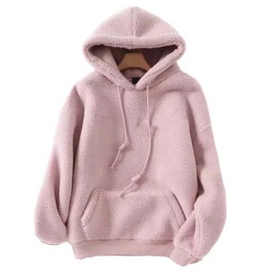 Fleece <b>Sherpa</b> Fur Lined Hoodie Embroidery Warm Hoodies Sweatshirts Men's Clothing Winter Heavy Weight 420g Pullover Hoodie Adult - Product Image 5