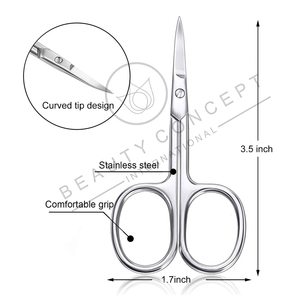 Ciseaux à ongles droits non pliables en acier inoxydable de qualité supérieure, durables, pour droitiers, multi-usages - Product Image 2