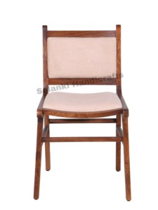 Contemporary <b>Brown</b> Finish Solid Wood Dining <b>Chair</b> for Hotel Apartment or Villa Modern Home or <b>Office</b> Furniture - Product Image 4