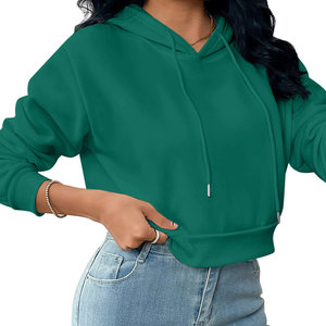 Color sólido secado rápido nuevo diseño de moda Casual Streetwear gota hombro figuras transpirable ecológico sudaderas de punto - Product Image 5