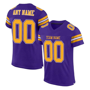 Maillot personnalisé de rugby pour hommes, football américain, club d'entraînement, vêtements de football originaux à séchage rapide, chemise d'uniformes de club de football - Product Image 4