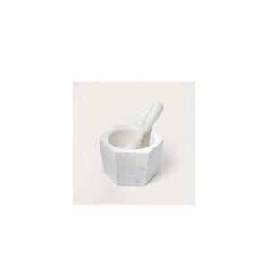 Ensemble de mortier et de pilon en marbre de haute qualité, broyeur d'ail de grande taille, décor de table du fabricant en inde - Product Image 2