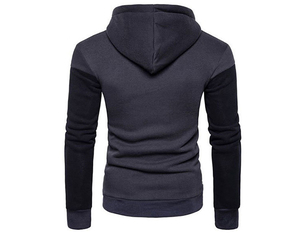 Sudadera con capucha para hombre, de diseño superior, color rojo, con cremallera completa, personalizada, cubierta facial, gráfico sin cremallera - Product Image 4