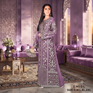 Luxury <b>White</b> Embroidered Farasha Kaftan Dress | Dubai Style Modest <b>Maxi</b> Abaya for Women - Product Image 3