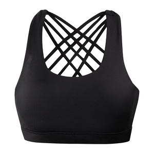 Sujetador deportivo de alto rendimiento para mujer con bolsillos - Negro - Product Image 1