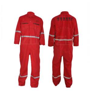 Overol de Trabajo de Algodón de Alta Visibilidad, Antiestático, Impermeable, Ignífugo y Reflectante, de Manga Larga - Product Image 3