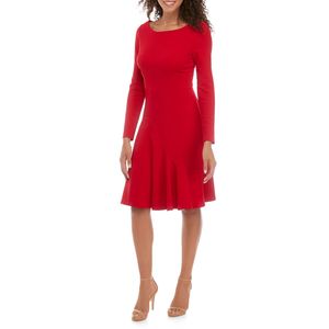 Abito Asimmetrico Rosso Tommy Hilfiger da Donna, Stile Comodo da Ufficio, Taglia 12 - Product Image 3