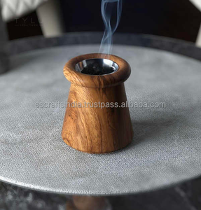 Vente chaude Eid Ramadan Spécial En Bois Bakhoor Brûleur D'encens Haute Oud Parfum Bois Mubkhar Madkhan Simple Boîte Religieux - Product Image 5
