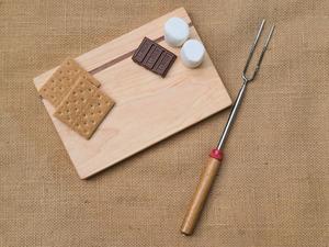 Tabla de Cortar Rectangular de Madera de Acacia, Hecha a Mano, Resistente, Apta para Lavavajillas, 1.2 cm de Grosor, para Uso en la Cocina, para Cortar Verduras y Frutas - Product Image 4