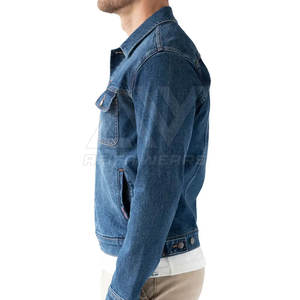 Chaqueta con cuello levantado de algodón 100% de alta calidad para hombre, manga larga, abotonada, calle alta, informal, diseño de invierno, nueva condición - Product Image 3