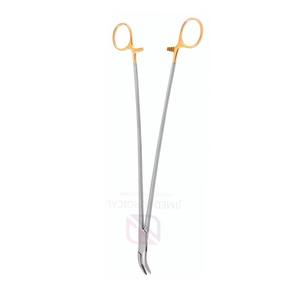 Pinzas Quirúrgicas DeBakey de 205 mm (8 Pulgadas), Curvas, de Acero Inoxidable, Portaagujas Manual de Alta Calidad con Certificación CE - Product Image 2