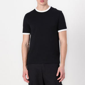 Camiseta de Ringer para hombre, atlética de manga corta Camiseta deportiva con cuello redondo, camisetas personalizadas de Ringer, Camiseta de algodón para hombre - Product Image 3