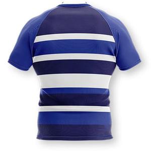 Fabricant OEM de maillots de rugby, vêtements d'équipe personnalisés, tissu haute performance à séchage rapide avec nom, numéro et équipe personnalisés - Product Image 4