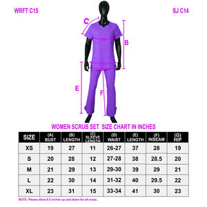 Conjuntos de fregado con logotipo personalizado al por mayor, traje de fregado elástico para enfermera, tops, conjuntos de enfermería, uniformes médicos de hospital para mujer - Product Image 6