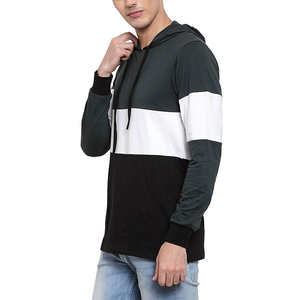 Novedad sudaderas con capucha lavadas con ácido para hombre venta directa de fábrica personalizada sudaderas con capucha lavadas con ácido de color sólido con logotipo personalizado - Product Image 2
