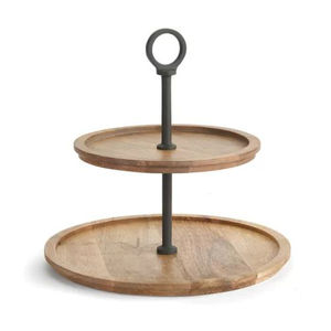 Soporte para Cupcakes de Madera Maciza para Decoración de Fiestas de Boda, Bandeja de Servicio de Madera de Alta Calidad, Exhibidor de Pasteles y Postres en Oferta - Product Image 5