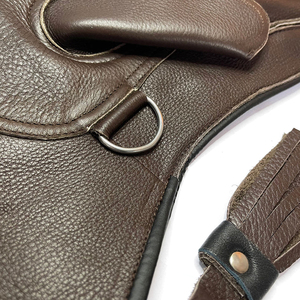 2024 nouveauté gants de fauconnerie pour travailler la meilleure qualité sur mesure en cuir fait des gants de fauconnerie avec taille personnalisée - Product Image 3