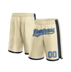 Short de sport de basket-ball d'été pour hommes Logo personnalisé Short en maille à motif solide à séchage rapide Méthode de tissage anti-rides de style de rue - Product Image 3