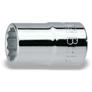 Chiavi a bussola poligonali cromate da 1/2 pollice con attacco femmina - Product Image 1