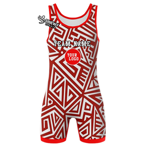 Singlet de Lucha Libre Personalizado para Hombre con Tela Elástica y Transpirable, Diseña Tu Propio Estampado por Sublimación - Product Image 6