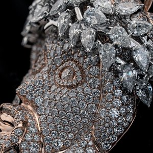 3.5 inch tùy chỉnh Jesus Mặt dây chuyền | 925 Bạc | vvs moissanite | đầy đủ đá ra | lê vương miện gai - Product Image 4