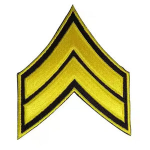 Patchs Chevron uniformes professionnels de haute qualité Badges décoratifs brodés personnalisés matériau en tissu pour décor de tenue - Product Image 3