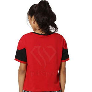 เสื้อยืดแขนสั้นผ้าฝ้ายเป็นมิตรต่อสิ่งแวดล้อมสำหรับผู้หญิงเสื้อผ้าลำลองแบบถักพิมพ์โลโก้ได้ตามต้องการสำหรับฤดูร้อน - Product Image 2