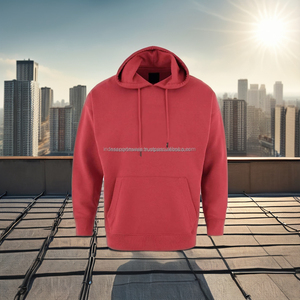 เสื้อฮู้ดดี้ผู้ชายรุ่นใหม่ พรีเมียม ผลิตจากโพลีเอสเตอร์/คอตตอน น้ำหนักเบา ผ้าฟลีซสำหรับฤดูหนาว พิมพ์โลโก้ตามสั่ง ทรงโอเวอร์ไซส์ มีกระเป๋าทั้งตัว - Product Image 3