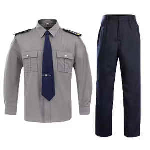 Uniforme de garde professionnel à manches longues avec coutures durables et plusieurs options de taille - Product Image 3