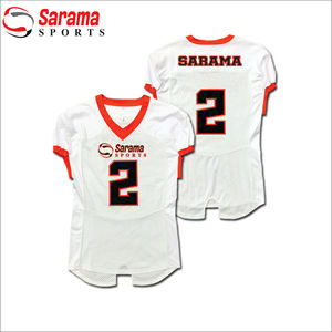 เสื้อเจอร์ซีย์ฝึกซ้อมแบบเฉพาะของโรงงาน,เครื่องแบบอเมริกันฟุตบอล Sublimated โลโก้ OEM ใส่ได้ทั้งผู้ชายและผู้หญิง - Product Image 2