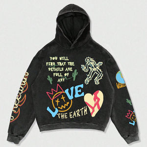 Sweat à capuche personnalisé pour hommes Sweats à capuche d'équipe personnalisés pour les vêtements de travail Collèges Broderie Strass Accent Expédition mondiale rapide - Product Image 1