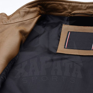 2025 New Design Men's Stand Collar <b>Winter</b> <b>Leather</b> <b>Jacket</b> Comfortable and Wholesome XAPATA SPORTS XS-2004 Breathable - Product Image 6