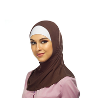 Nouveau design – Écharpe confortable pour femme, douce et respirante, hijab musulman, vêtements de sport modestes et écologiques pour adultes