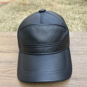 Vente directe d'usine Prix raisonnable Casquettes en cuir pour hommes Meilleures ventes Couleur personnalisée Casquettes en cuir pour hommes pour adultes Entretien OEM - Product Image 3