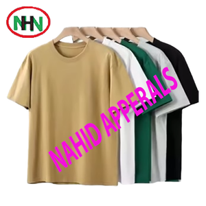 เสื้อยืดแขนสั้นของผู้ชายคุณภาพพรีเมี่ยมและราคาถูกสีทึบดีไซน์ใหม่สำเร็จรูปใส่สบาย - Product Image 1