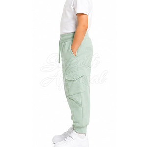 Pantalon de jogging élégant pour garçons, tricoté, respirant, léger, 100 % coton, look moderne, coupe confortable, style de vie actif - Product Image 6