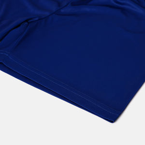 Camiseta de fútbol americano totalmente personalizable, camiseta de fútbol americano azul y amarilla de malla personalizada, venta al por mayor - Product Image 3