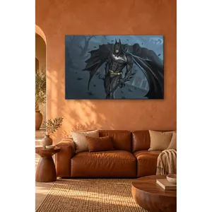 ฟิดา แคป เอด แบทแมนในคืนที่มีพายุ ภาพพิมพ์บนผ้าใบ - Product Image 4
