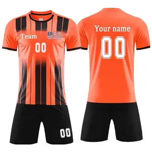 New Release 2024 Men's O Neck Premium Polyester Soccer Jersey Custom Design New Short Sleeve Outdoor Sports Wear From Bangladesh