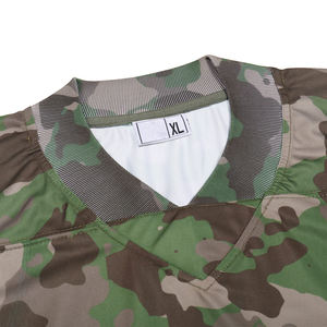 Venta al por mayor de camisetas de fútbol de poliéster de secado rápido uniformes de fútbol personalizados kits de entrenamiento transpirables ropa deportiva lisa en blanco de fábrica - Product Image 3