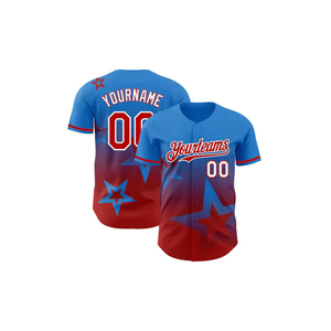 Uniformes de balle molle vente en gros usine de conception libre de maillot de baseball personnalisé pour hommes - Product Image 5