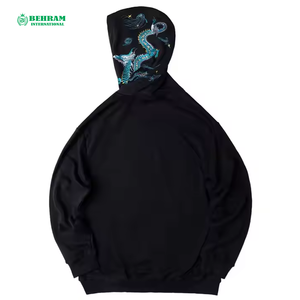 เสื้อฮู้ดผู้ชายสีล้วนมีฮู้ดใส่ได้ทั้งชายและหญิง - Product Image 6