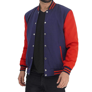 Unique Style High Quality Comfortable Soft Fabric Men's Varsity <b>Jackets</b> Customized Design Embroidery <b>Patches</b> Stand Front - Product Image 6