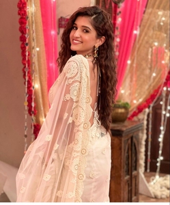 Saree de seda de Organza de último diseñador, Bordado de hilo de algodón con volante en el borde, venta al por mayor - Product Image 3